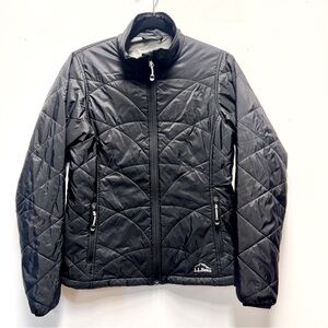 L.L. Bean Women's Size XS PrimaLoft Packable Quilted Black Jacket